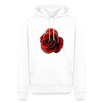Red Roses for You! - Männer Premium Bio Hoodie - Weiß - Vorne - Nico (187cm)