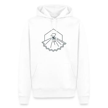 Vintage japanischer Ventilator hängend - Männer Premium Bio Hoodie - Weiß - Vorne - Nico (187cm)