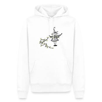 Weihnachtshexe - Männer Premium Bio Hoodie - Weiß - Vorne - Nico (187cm)