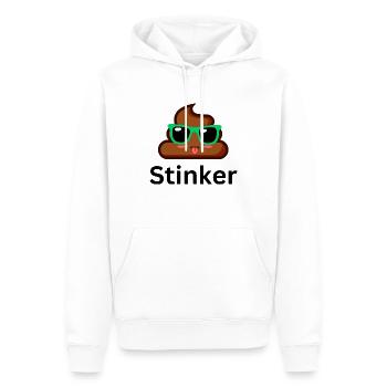 Stinky! Puh du stinkst! Geschenkidee - Männer Premium Bio Hoodie - Weiß - Vorne - Nico (187cm)