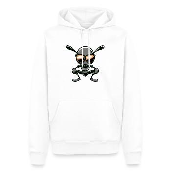 Ant Comic Cool - Men’s Premium Organic Hoodie - white - Front - Nico (187cm)