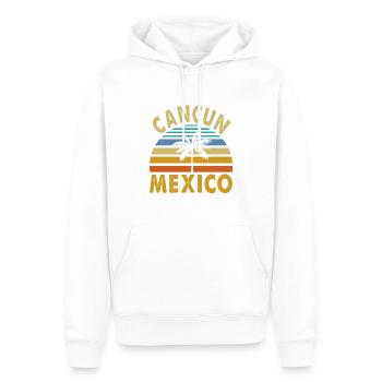 Cancun Mexico Travel - Men’s Premium Organic Hoodie - white - Front - Nico (187cm)