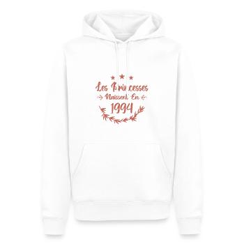 Les princesses naissent en 1994 - Sweat à capuche Premium bio Homme - blanc - Devant - Nico (187cm)