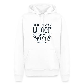 Ich jauchze nicht immer, aber wenn ich es tue, ist es - Männer Premium Bio Hoodie - Weiß - Vorne - Nico (187cm)