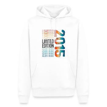 Limited Edition seit 2015 Geburtstag Vintage 2015 - Männer Premium Bio Hoodie - Weiß - Vorne - Nico (187cm)