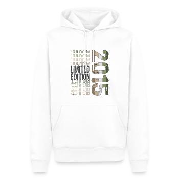 Limited Edition seit 2015 Geburtstag Vintage 2015 - Männer Premium Bio Hoodie - Weiß - Vorne - Nico (187cm)