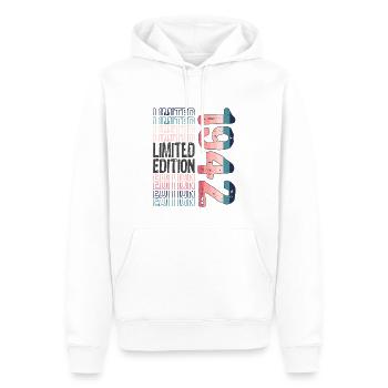 Limited Edition seit 1942 Geburtstag Vintage 1942 - Männer Premium Bio Hoodie - Weiß - Vorne - Nico (187cm)