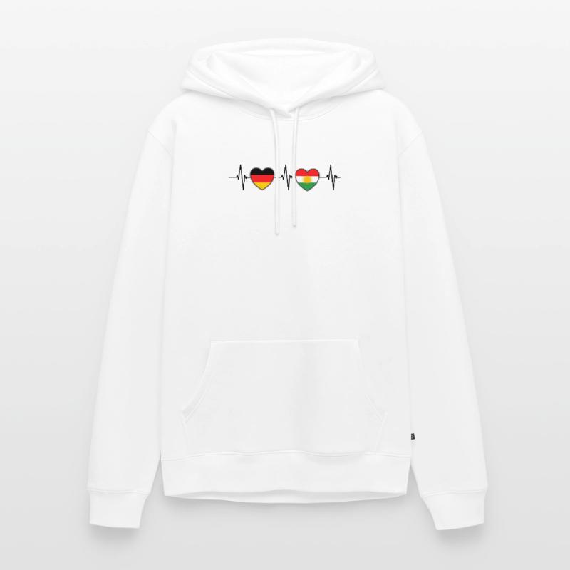 Kurdistan Kurdisch Kurde Rojava Geschenk Männer Premium Bio Hoodie