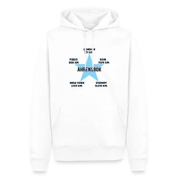 Ahrensbök Stern Ostsee Küste Wohnort Heimat - Männer Premium Bio Hoodie - Weiß - Vorne - Nico (187cm)