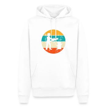 Holzfäller Baumfäller Motorsäge Kettensäge - Männer Premium Bio Hoodie - Weiß - Vorne - Nico (187cm)