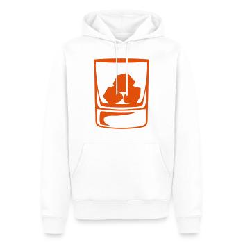 Glas Whisky Apero Alkohol - Männer Premium Bio Hoodie - Weiß - Vorne - Nico (187cm)