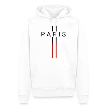Frankreich - Männer Premium Bio Hoodie - Weiß - Vorne - Nico (187cm)