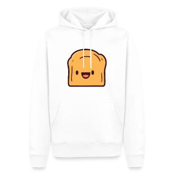 Tartine - Sweat à capuche Premium bio Homme - blanc - Devant - Nico (187cm)