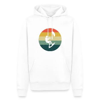Kitesurfer Kiten Kitesurf Femmes Kitesurf - Sweat à capuche Premium bio Homme - blanc - Devant - Nico (187cm)