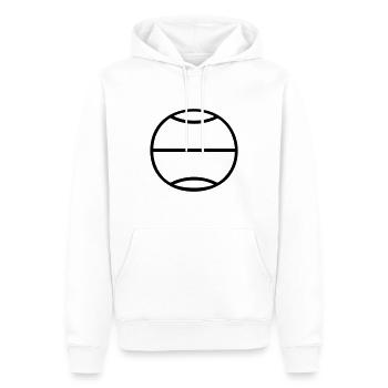 Balle de tennis - Sweat à capuche Premium bio Homme - blanc - Devant - Nico (187cm)
