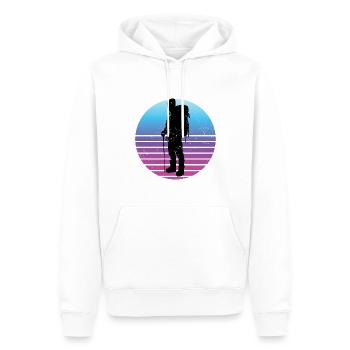 Grimpeur de bloc Grimpeur Homme Escalade - Sweat à capuche Premium bio Homme - blanc - Devant - Nico (187cm)