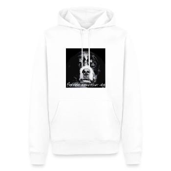 Bouvier bernois - Sweat à capuche Premium bio Homme - blanc - Devant - Nico (187cm)