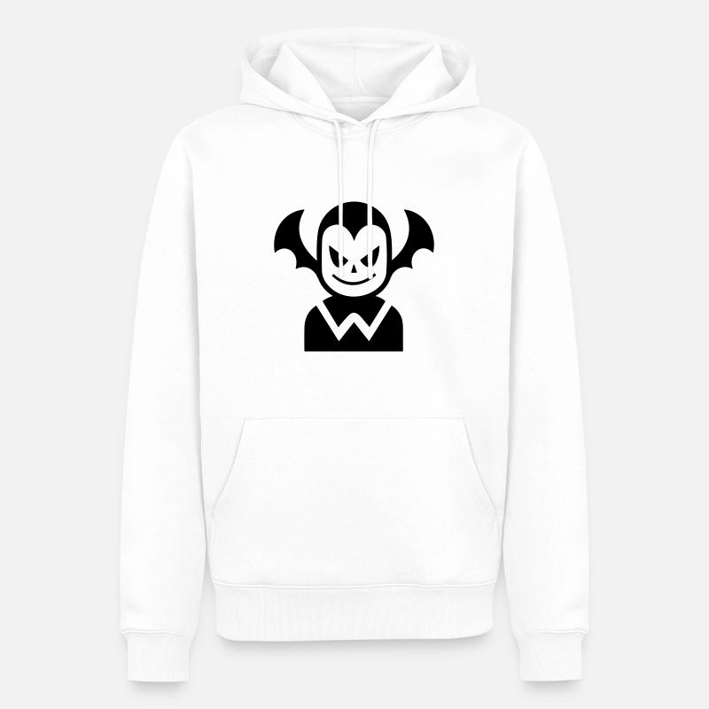 Vampire - Sweat à capuche Premium bio Homme - blanc