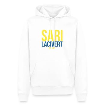 Do 29 02 2024 15 50 39 - Männer Premium Bio Hoodie - Weiß - Vorne - Nico (187cm)
