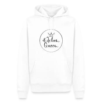 Kitchen Queen - Küchenschürze - Männer Premium Bio Hoodie - Weiß - Vorne - Nico (187cm)