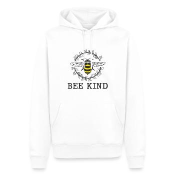 Abeille Enfant Abeille - Sweat à capuche Premium bio Homme - blanc - Devant - Nico (187cm)