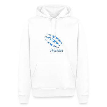 Bavaria Risse Cuts bavaria Bayern - Männer Premium Bio Hoodie - Weiß - Vorne - Nico (187cm)
