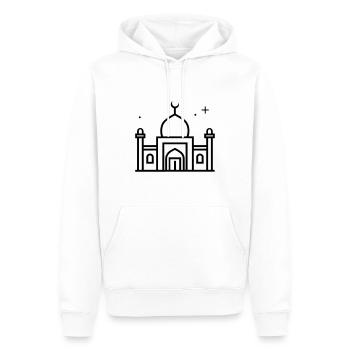Moschee - Männer Premium Bio Hoodie - Weiß - Vorne - Nico (187cm)