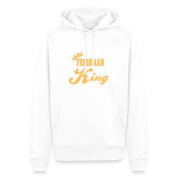 Funny Freshman Leader Pride Empowerment Vibe Hub - Sweat à capuche Premium bio Homme - blanc - Devant - Nico (187cm)