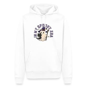 Cadeau de costume de fantôme d’Halloween - Sweat à capuche Premium bio Homme - blanc - Devant - Nico (187cm)