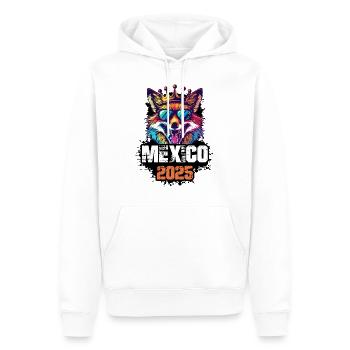 Mexiko 2025 Urlaub Fuchs - Männer Premium Bio Hoodie - Weiß - Vorne - Nico (187cm)