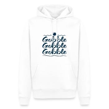 Gobble Gobble Gobble - Männer Premium Bio Hoodie - Weiß - Vorne - Nico (187cm)