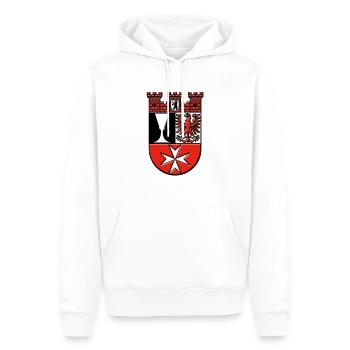 Berlin Bezirk Neukölln Wappen - Männer Premium Bio Hoodie - Weiß - Vorne - Nico (187cm)