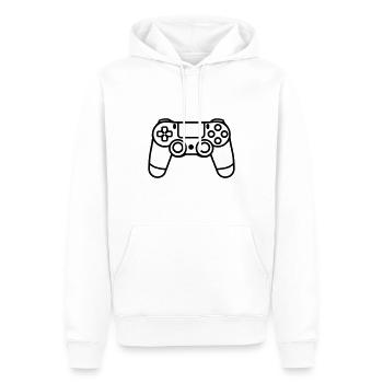 Videospiel-Controller - Männer Premium Bio Hoodie - Weiß - Vorne - Nico (187cm)