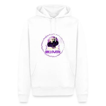 Frohes Halloween-Geschenk - Männer Premium Bio Hoodie - Weiß - Vorne - Nico (187cm)
