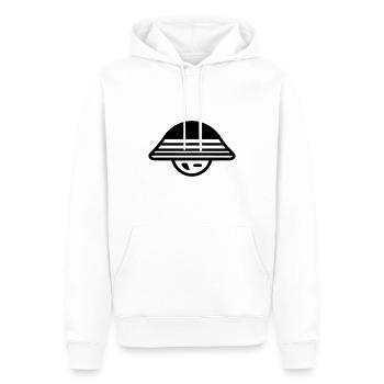 flying saucer - Men’s Premium Organic Hoodie - white - Front - Nico (187cm)