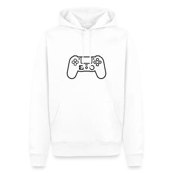 Videospiel-Controller - Männer Premium Bio Hoodie - Weiß - Vorne - Nico (187cm)