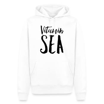 Vitamin Sea - Männer Premium Bio Hoodie - Weiß - Vorne - Nico (187cm)