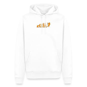 lacrosse - Sweat à capuche Premium bio Homme - blanc - Devant - Nico (187cm)