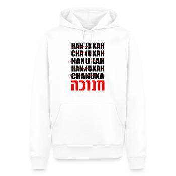Chanukka Chanukkah Hanukkah - Männer Premium Bio Hoodie - Weiß - Vorne - Nico (187cm)
