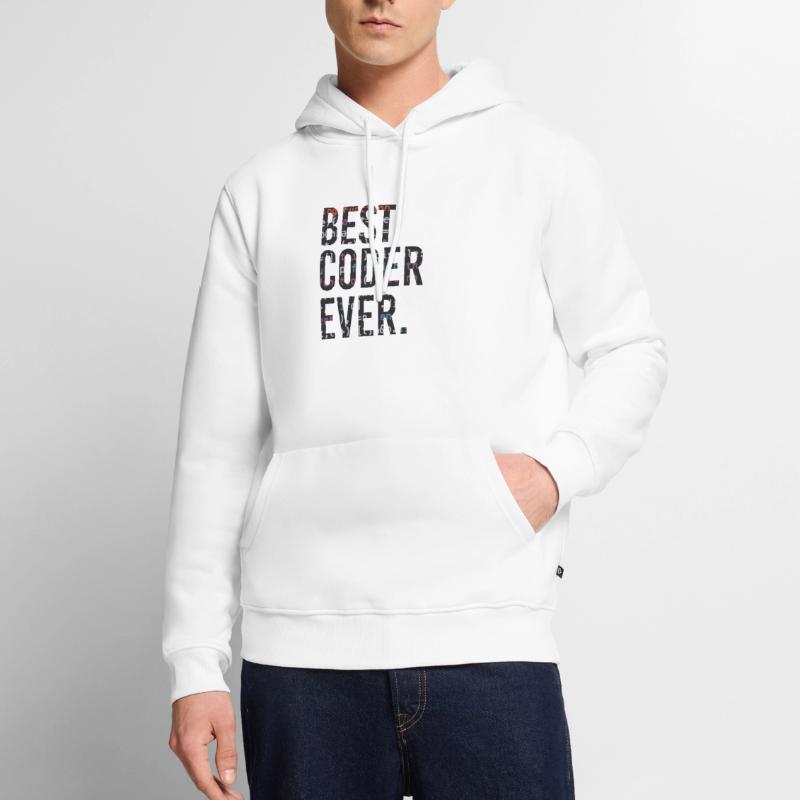 Bester Programmierer Coden Coder Männer Premium Bio Hoodie
