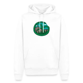 Geocacher Gift Geocaching Treasure Hunt Gps Schn - Sweat à capuche Premium bio Homme - blanc - Devant - Nico (187cm)
