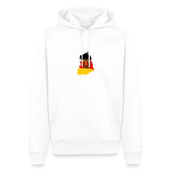 RDA, Allemagne de l'Est, Ossi - Sweat à capuche Premium bio Homme - blanc - Devant - Nico (187cm)