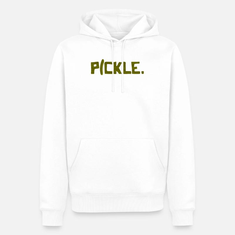Cornichon. - Sweat à capuche Premium bio Homme - blanc