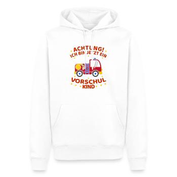 Vorschulkind Geschenk - Männer Premium Bio Hoodie - Weiß - Vorne - Nico (187cm)