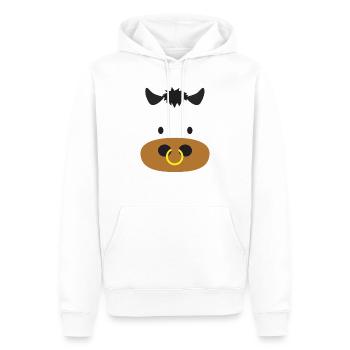 Chinese Zodiac Horoscope | 2021 Year of the Ox - Men’s Premium Organic Hoodie - white - Front - Nico (187cm)
