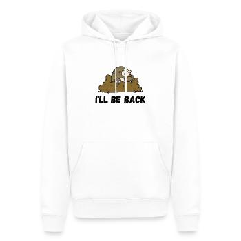 Lustiger Maulwurf im Garten | Maulwurf Design - Männer Premium Bio Hoodie - Weiß - Vorne - Nico (187cm)