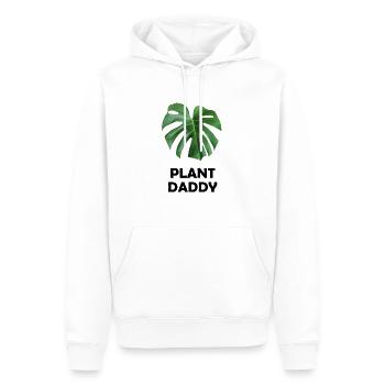 Pflanzen Daddy Geschenk Monstera Deliciosa - Männer Premium Bio Hoodie - Weiß - Vorne - Nico (187cm)