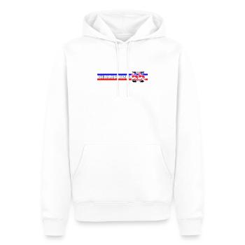 Rangers Fünfundfünfzig 55 und Zählen - Männer Premium Bio Hoodie - Weiß - Vorne - Nico (187cm)