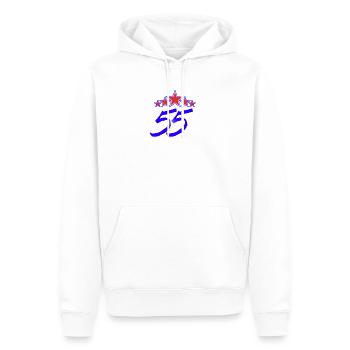Rangers 55 Fifty Five League Titel - Männer Premium Bio Hoodie - Weiß - Vorne - Nico (187cm)