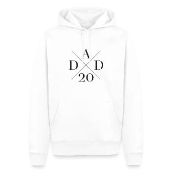 DAD 20 Dad-becoming dads parents - Men’s Premium Organic Hoodie - white - Front - Nico (187cm)